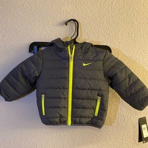 Baby boy dark gray jacket Nike
